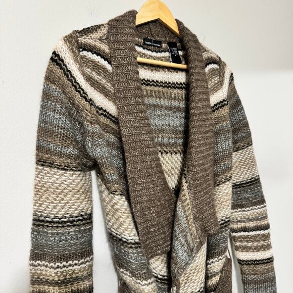 Moda International Mohair Wool Blend Cardigan Medium Boho Cabincore Granola Girl - Picture 10 of 12